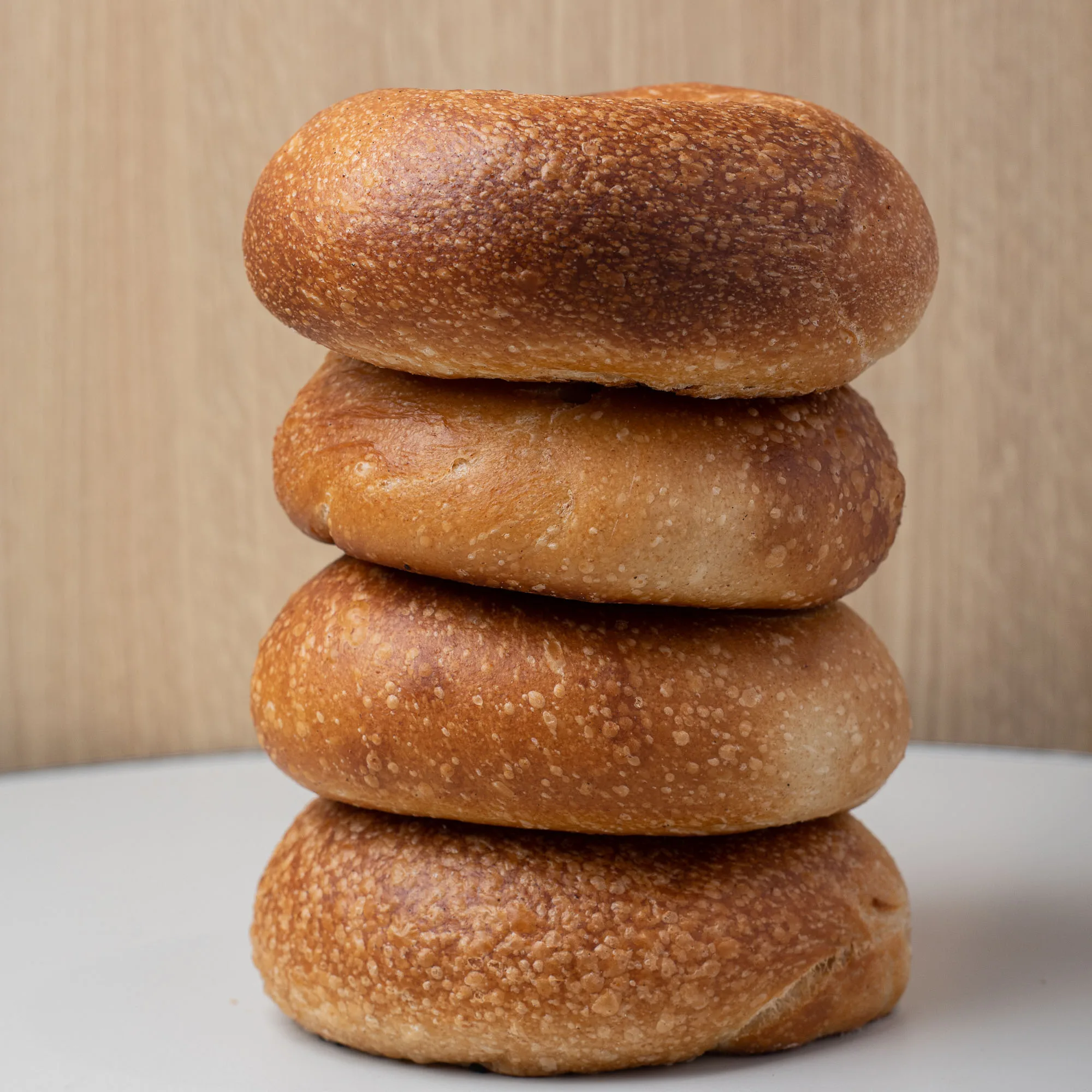 6 Unidades Bagel plain