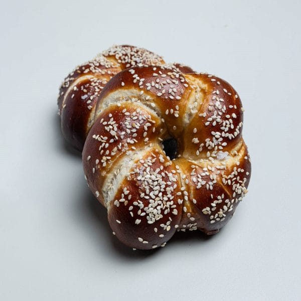 6 Unidades Pretzel redondo para sándwich